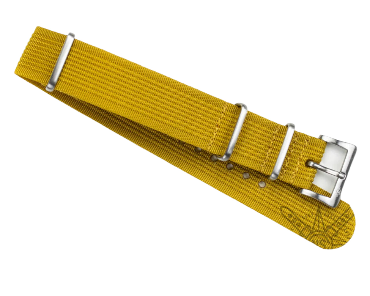 Correa Ribbed NATO Mostaza 22 mm