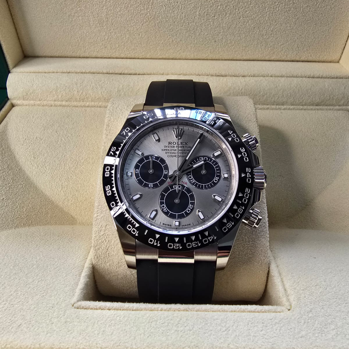Rolex Daytona White Gold – HorologyCR Store - Main Image